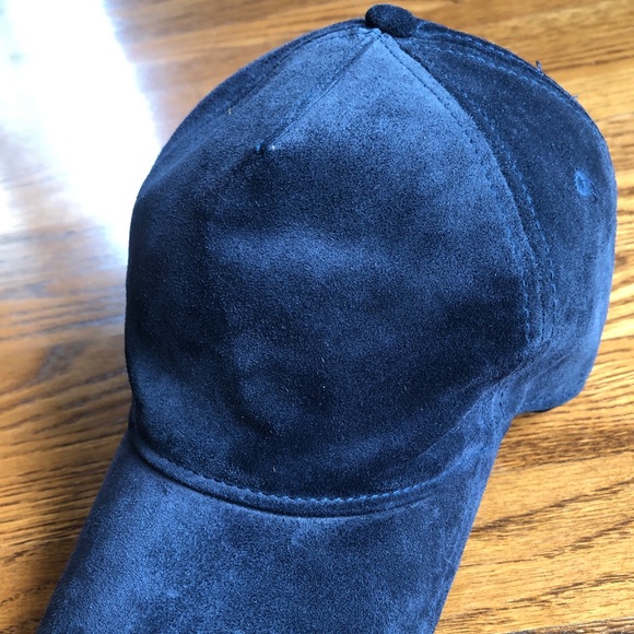 rag and bone suede baseball cap